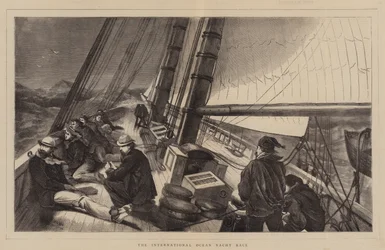 Das internationale Ozean-Yacht-Rennen